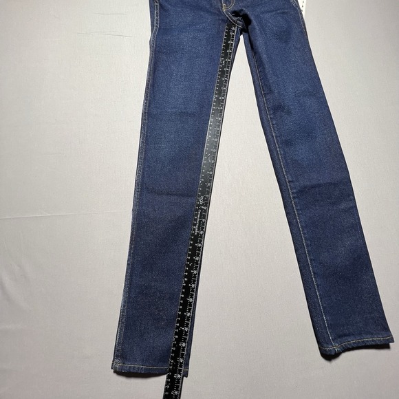 Khaite‎ Vanessa Premium Denim High Waist Slim Jeans 24 - Picture 12 of 14